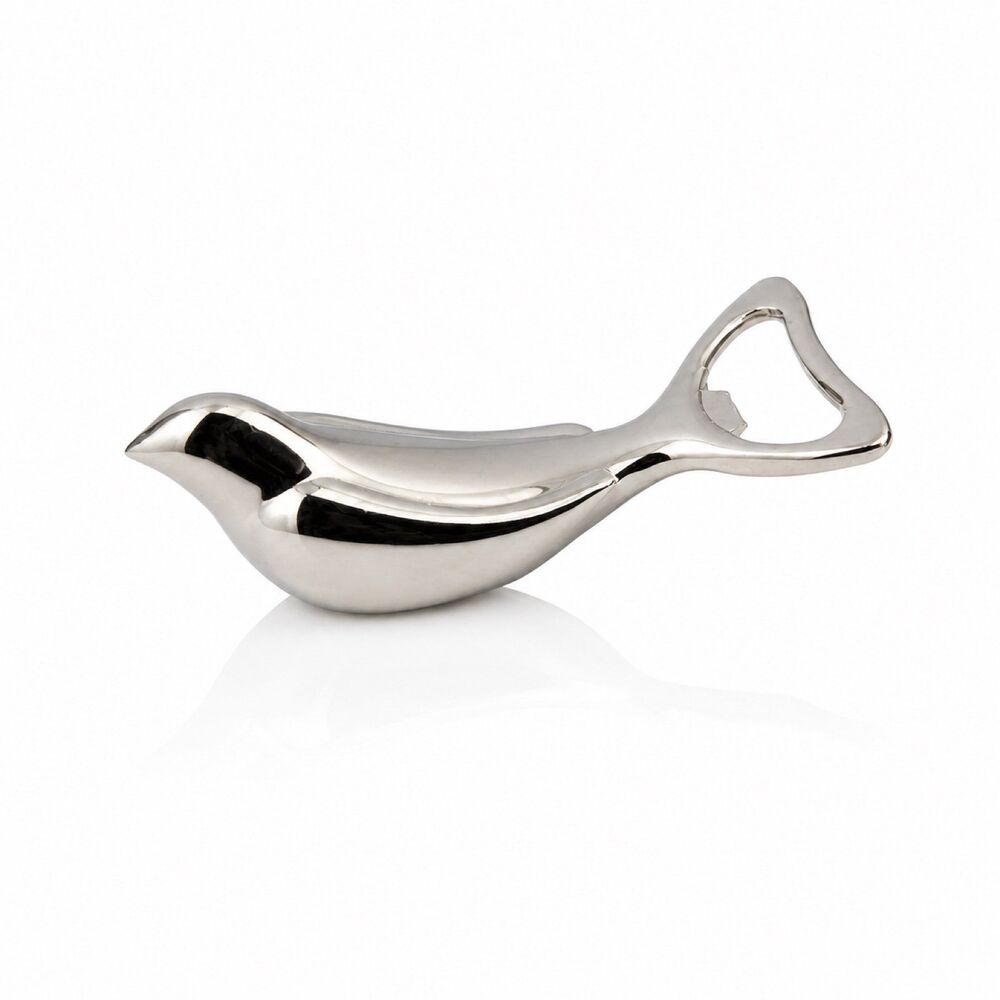 Kate Aspen Love Dove 4” Bottle Opener Chrome Bird Wedding Favor Bar Tool New
